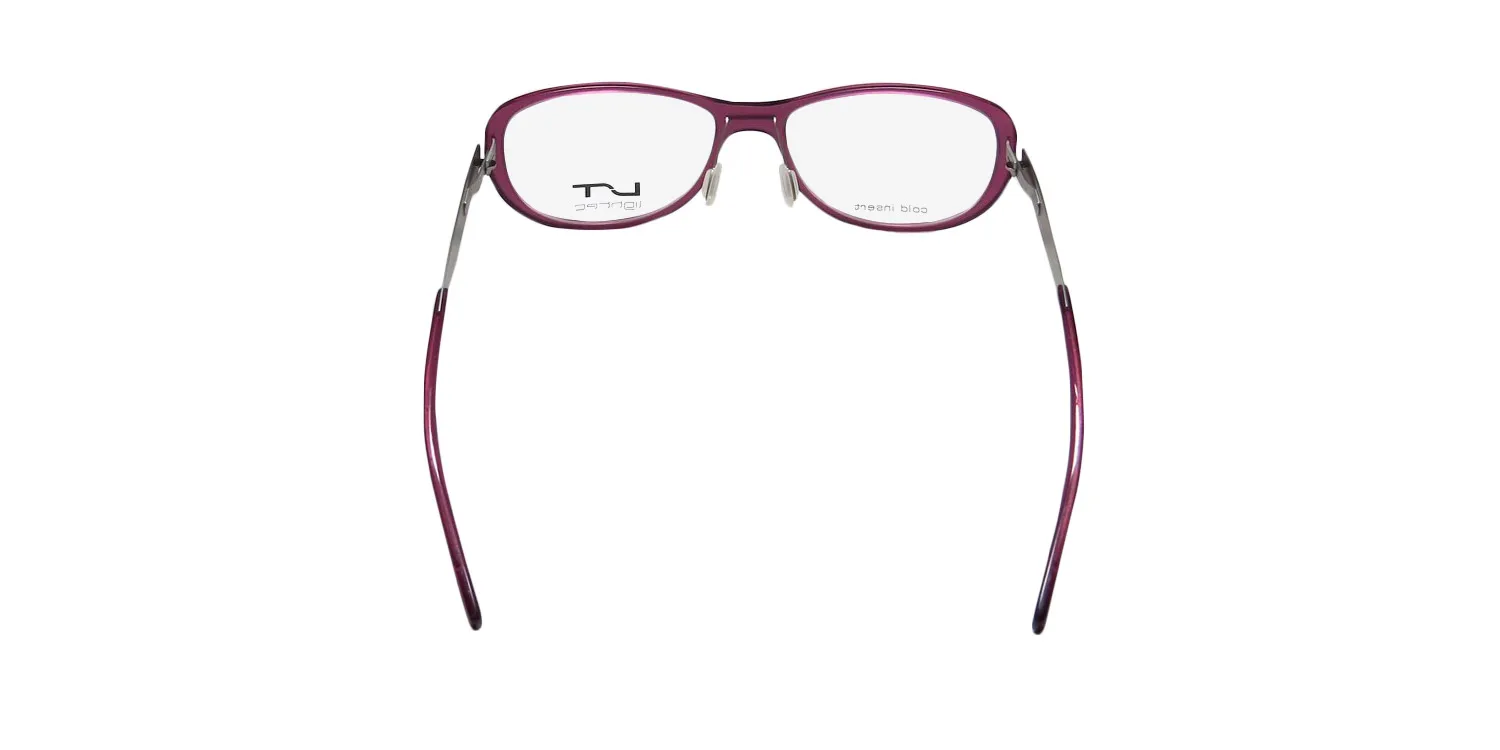 Lightec 7034l pg031 Eyeglasses Purple 52mm Unisex 5