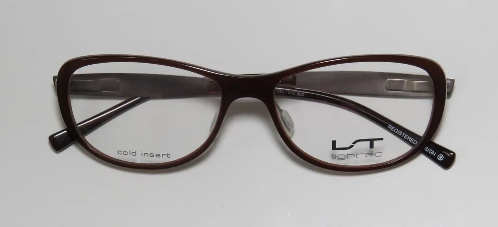 Lightec 7034l mg032 Eyeglasses Brown 52mm Unisex 2