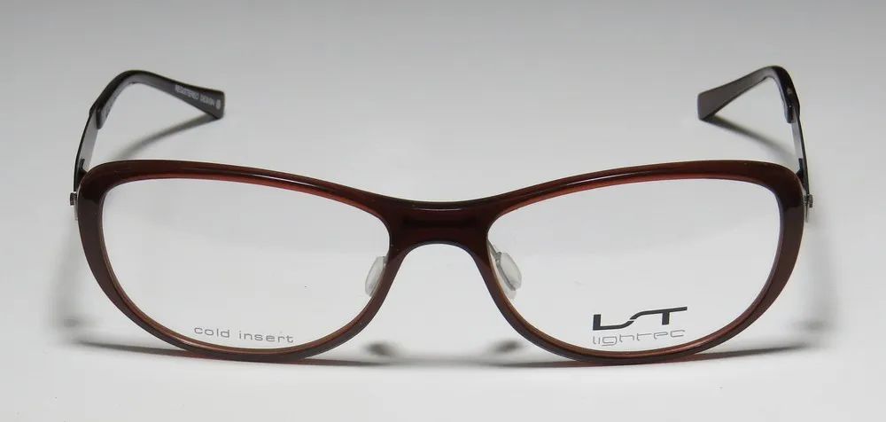 Lightec 7034l mg032 Eyeglasses Brown 52mm Unisex 3
