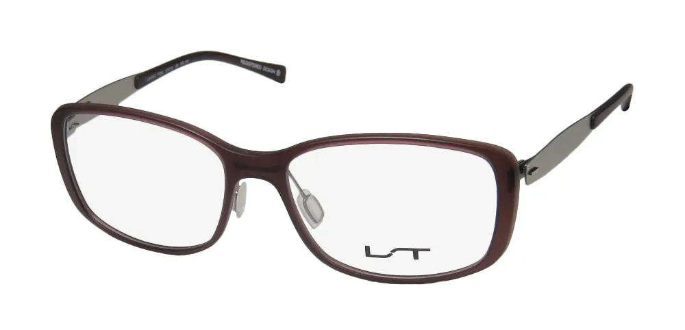 Lightec 7035l mg040 Eyeglasses Brown 53mm Unisex