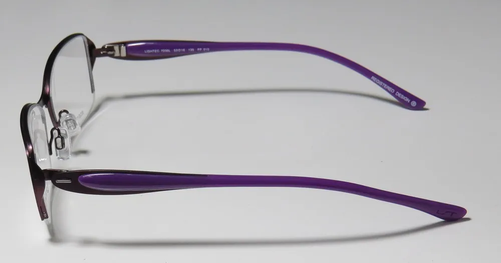 Lightec 7036l pp010 Eyeglasses Plum 53mm 4