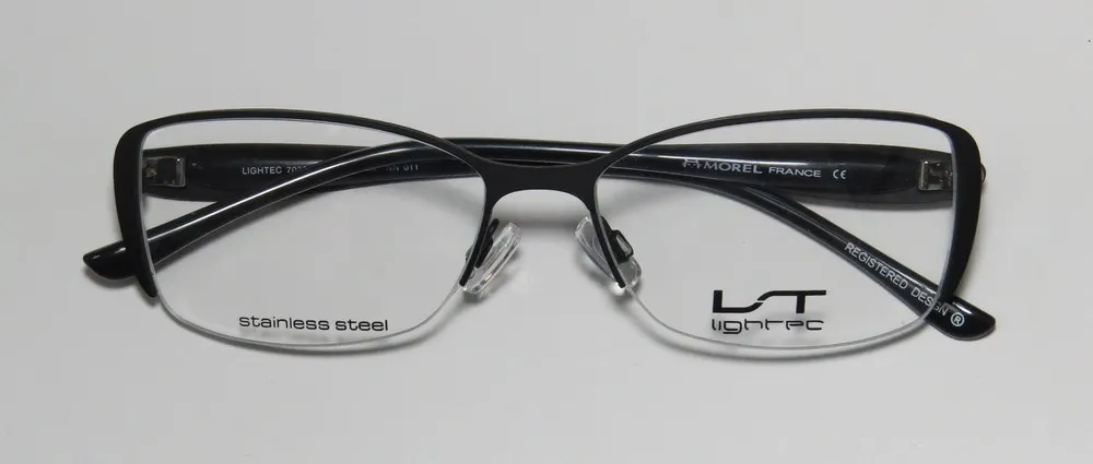 Lightec 7036l nn011 Eyeglasses Black 53mm 2