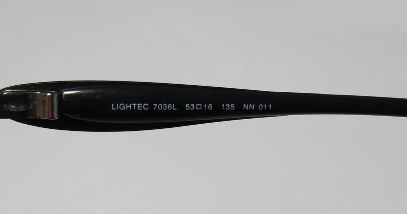 Lightec 7036l nn011 Eyeglasses Black 53mm 7