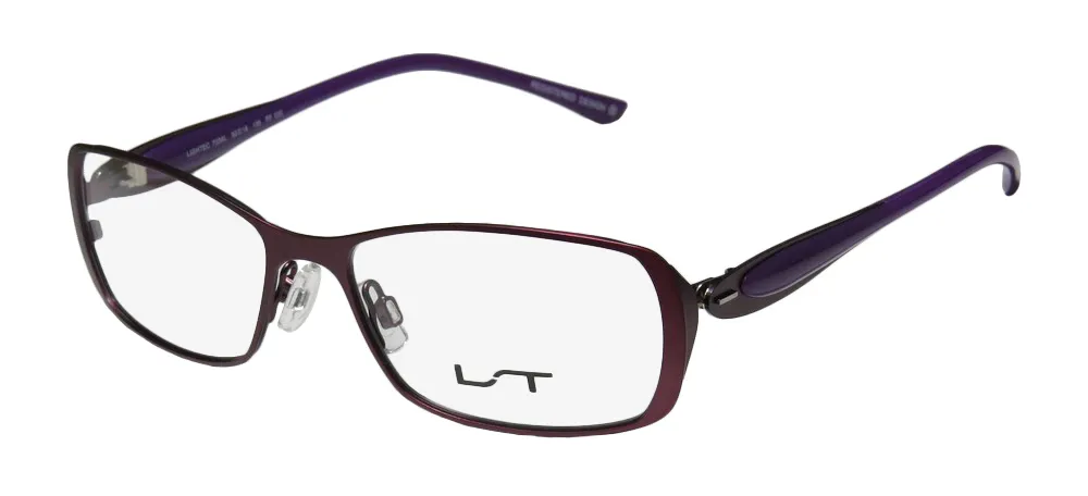 Lightec 7038l pp030 Eyeglasses Plum 52mm Unisex