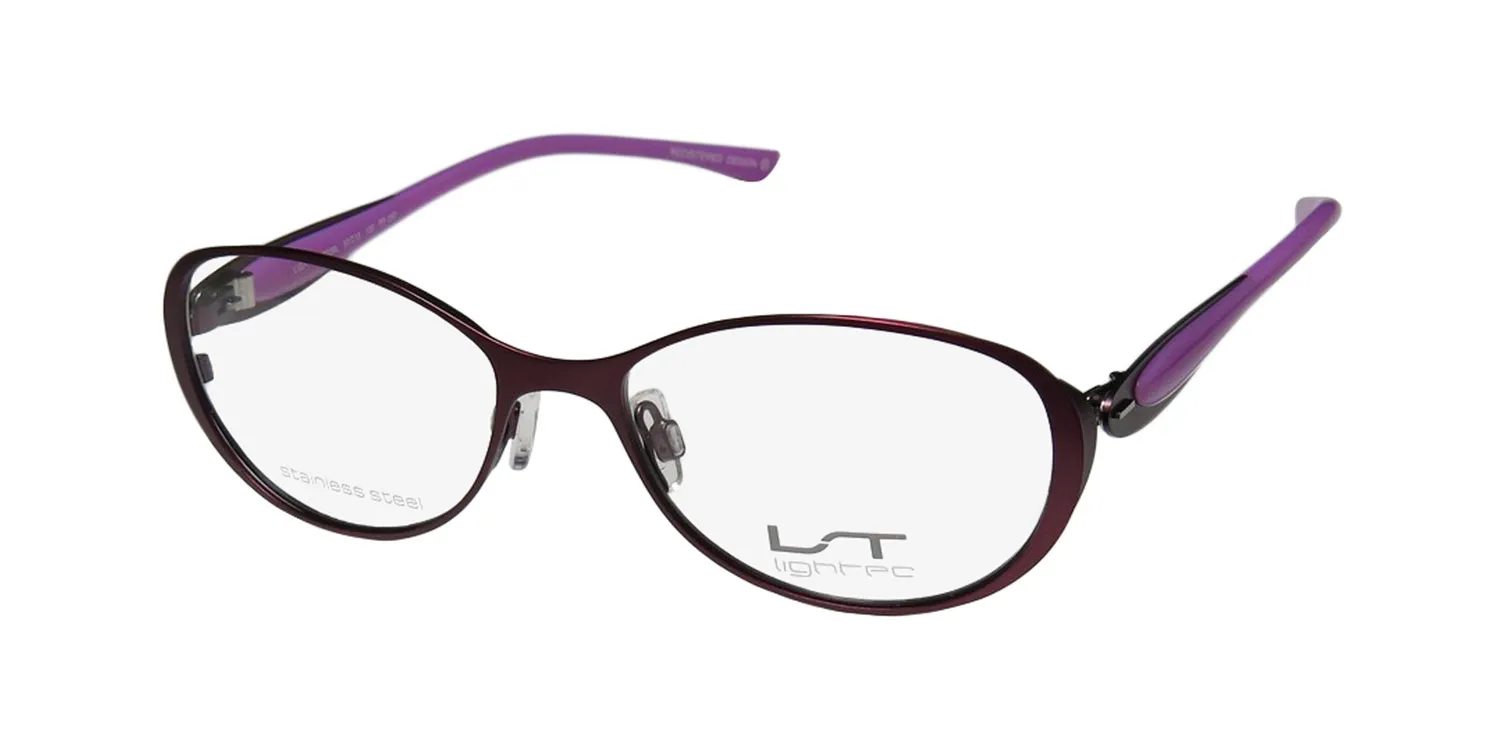 Morel Lightec 7039l pp040 Eyeglasses Plum 50mm