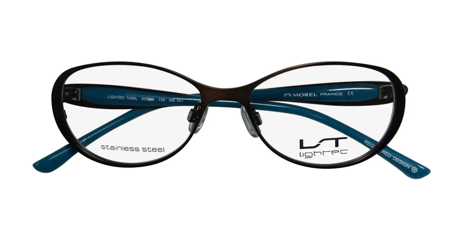 Morel Lightec 7039l mb041 Eyeglasses Brown 50mm 2