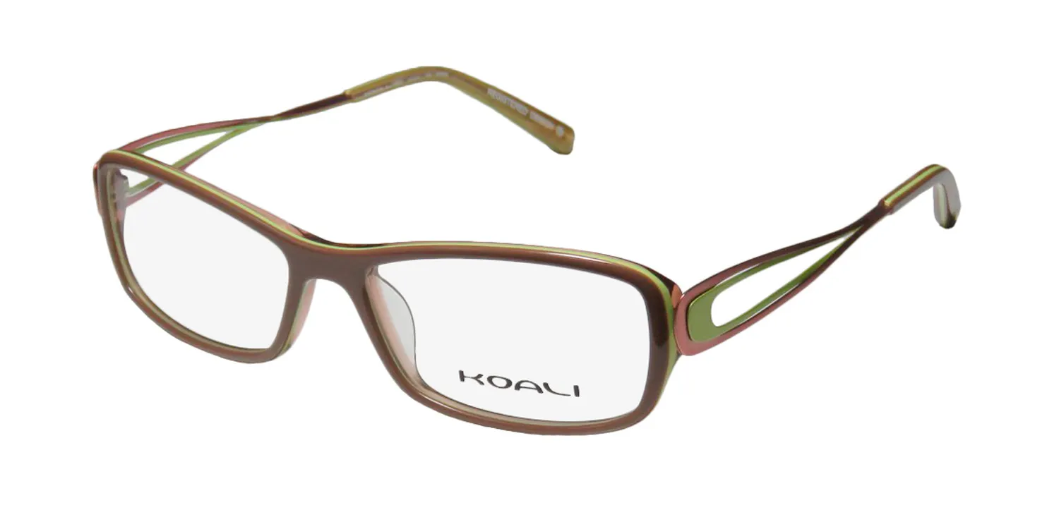 KOALI 7255k mv022 Eyeglasses Light Brown 53mm