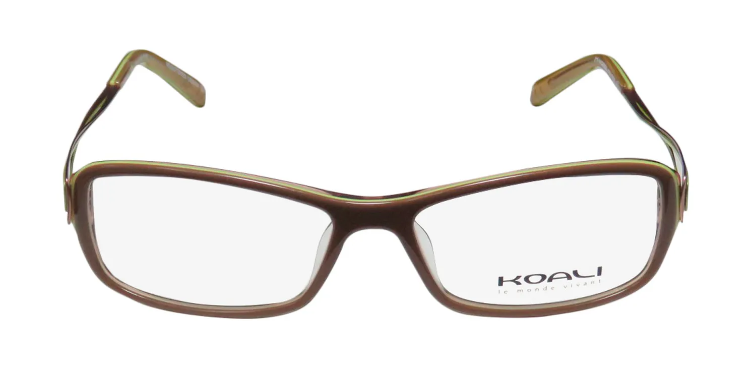 KOALI 7255k mv022 Eyeglasses Light Brown 53mm 3