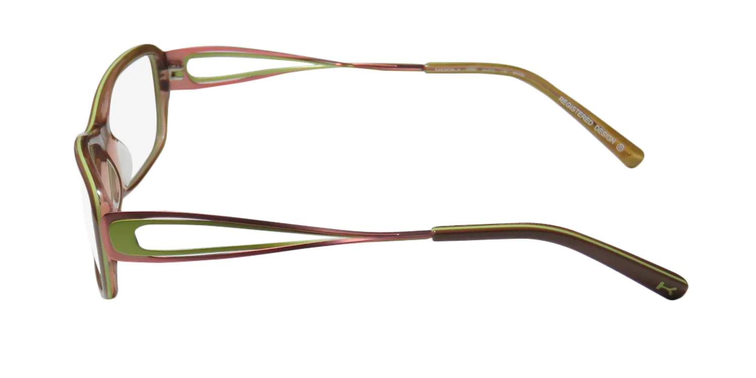 KOALI 7255k mv022 Eyeglasses Light Brown 53mm 4