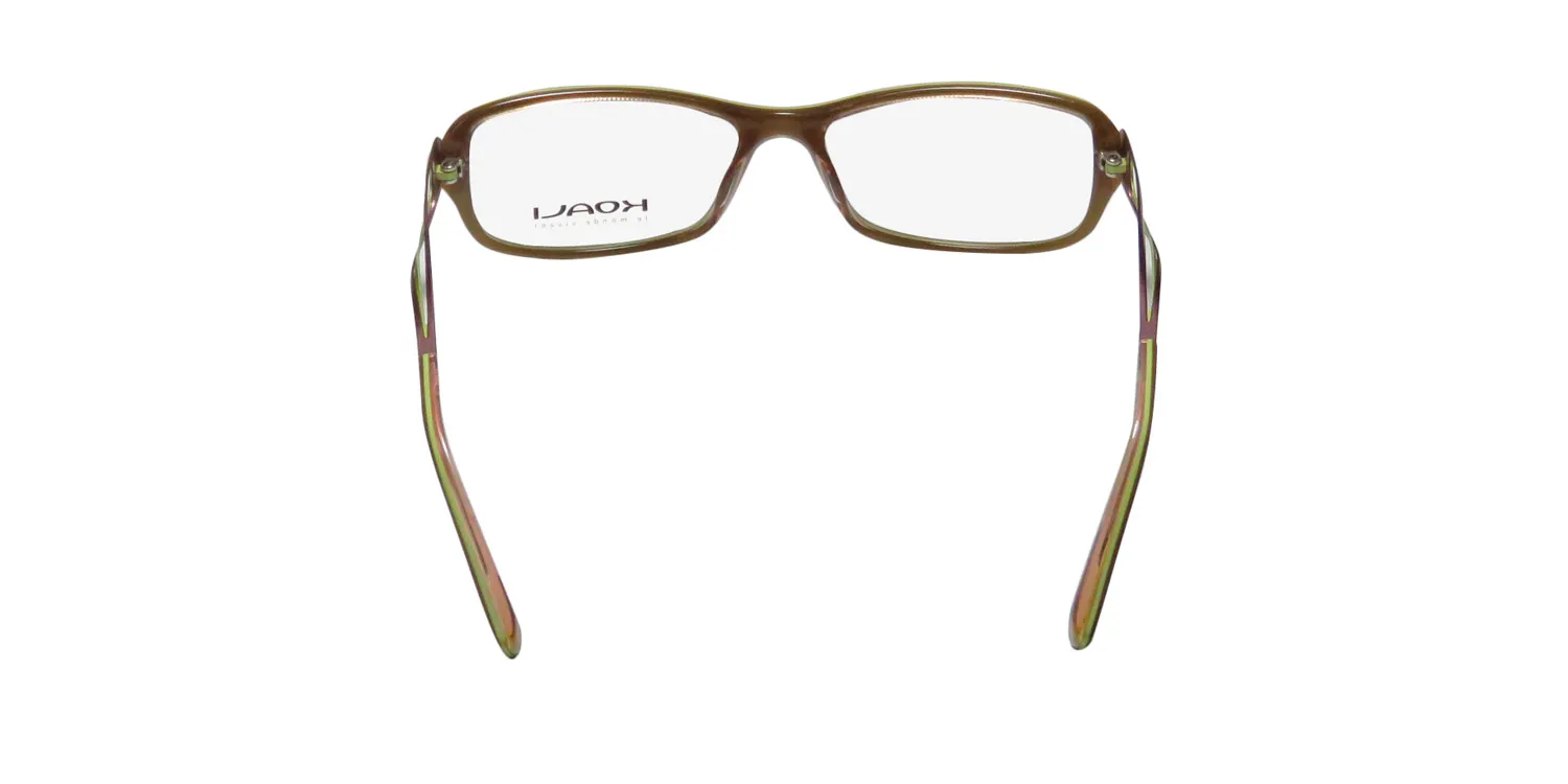 KOALI 7255k mv022 Eyeglasses Light Brown 53mm 5