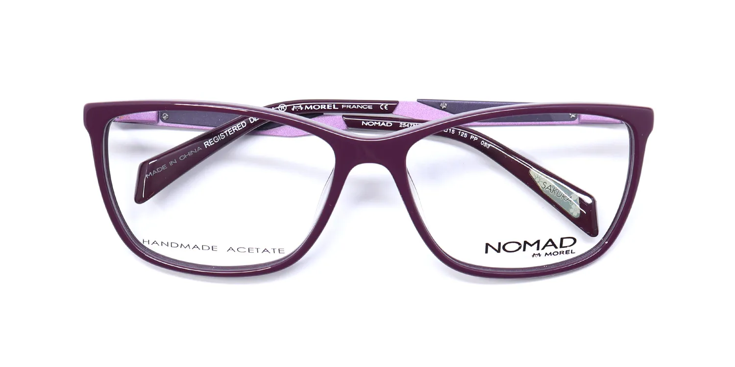 Morel Nomad 2547n pp053 Eyeglasses Purple 55mm 2