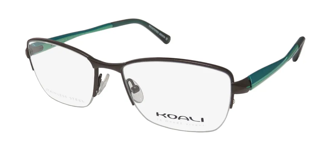KOALI 7715k mb032 Eyeglasses Brown 50mm Women