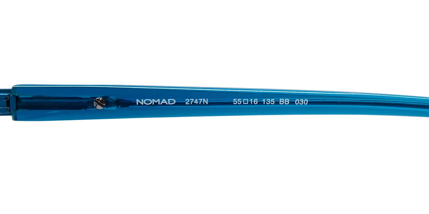 Morel Nomad 2747n bb030 Eyeglasses Teal 55mm 7