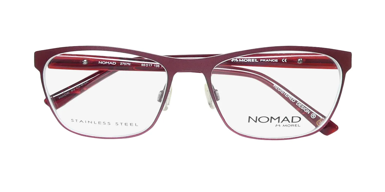 Morel Nomad 2757n rr073 Eyeglasses Red 55mm 2
