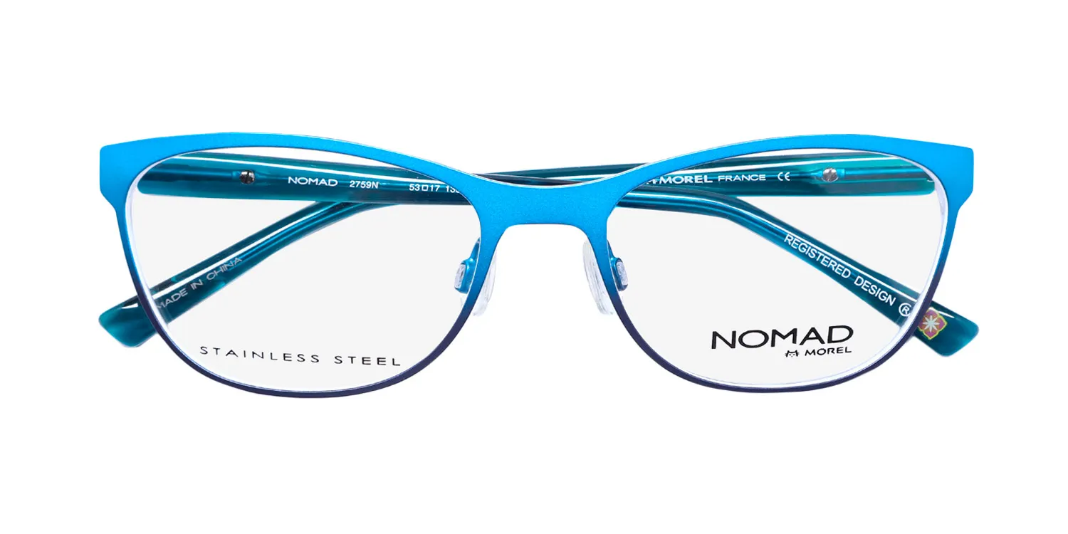 Morel Nomad 2759n bb082 Eyeglasses Light Blue 53mm 2