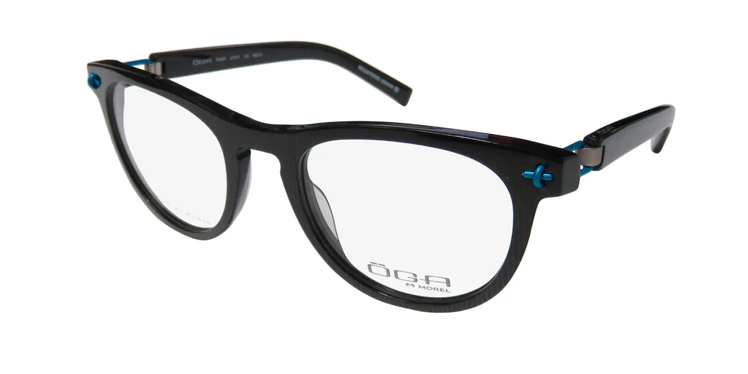 OGA 7949o nb010 Eyeglasses Gray Pattern 51mm