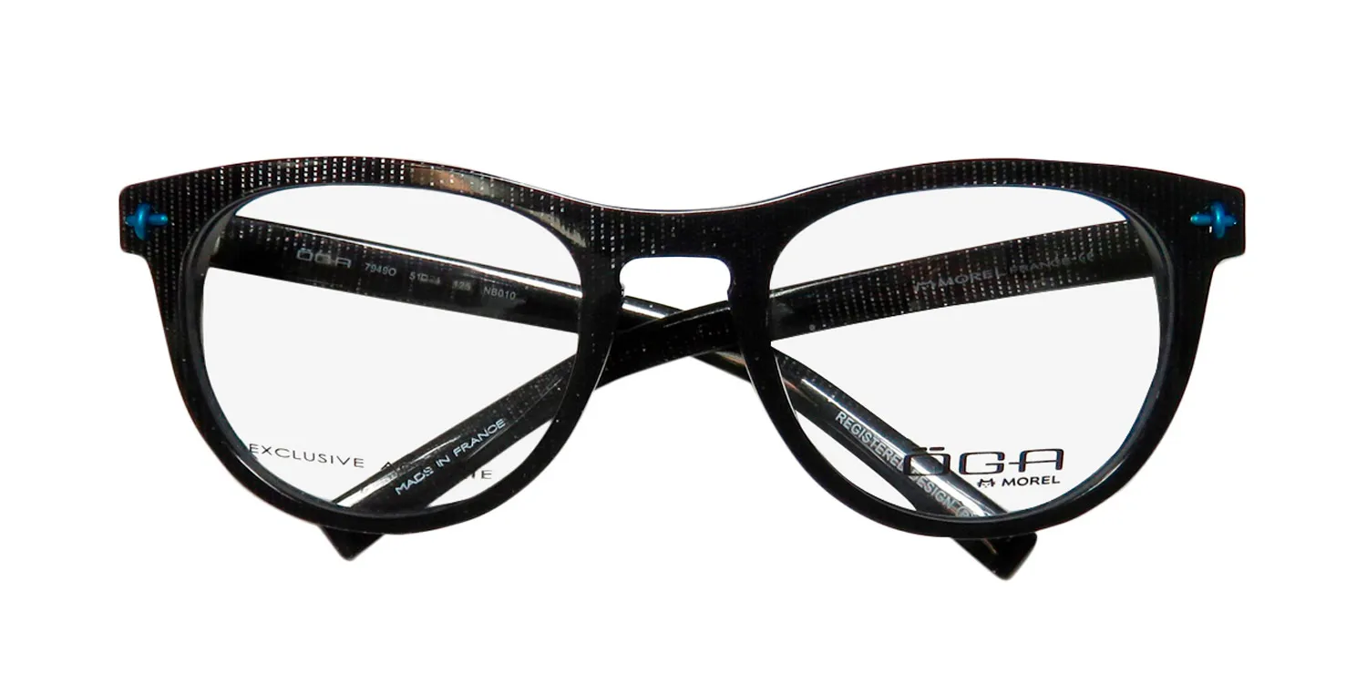 OGA 7949o nb010 Eyeglasses Gray Pattern 51mm 2