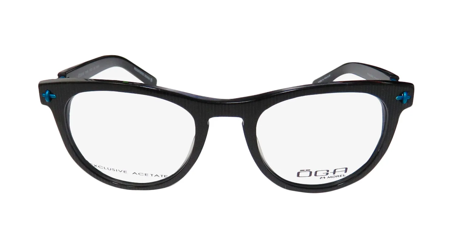 OGA 7949o nb010 Eyeglasses Gray Pattern 51mm 3