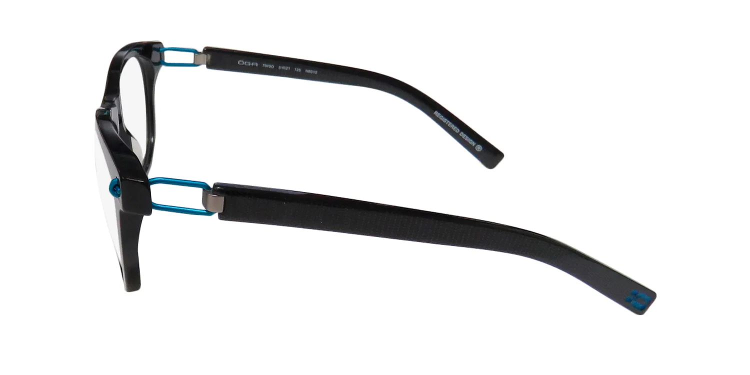 OGA 7949o nb010 Eyeglasses Gray Pattern 51mm 4