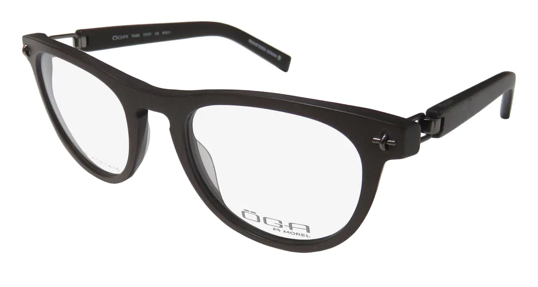 OGA 7949o mg011 Eyeglasses Matte Brown Pattern 51mm