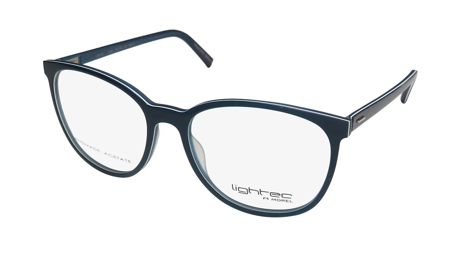 Lightec 8108l bb011 Eyeglasses Teal 52mm