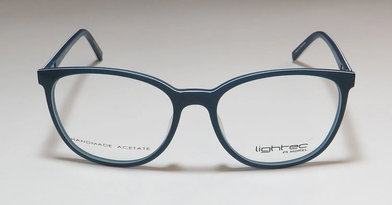 Lightec 8108l bb011 Eyeglasses Teal 52mm 3