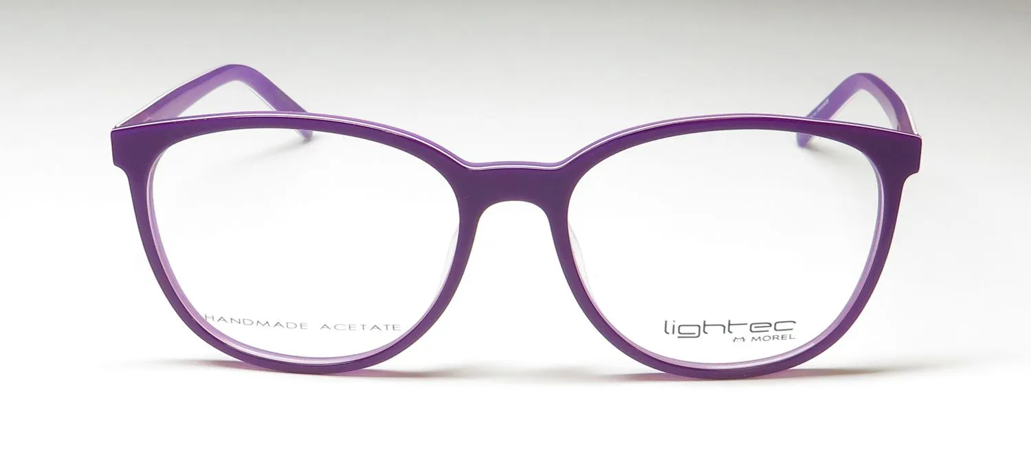 Lightec 8108l pp012 Eyeglasses Purple 52mm 3