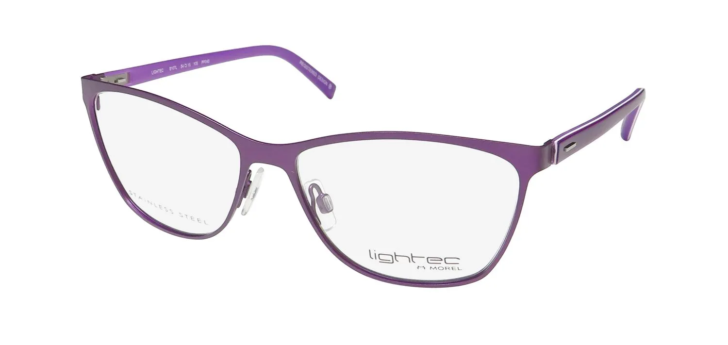 Lightec 8107l pp040 Eyeglasses Purple 54mm