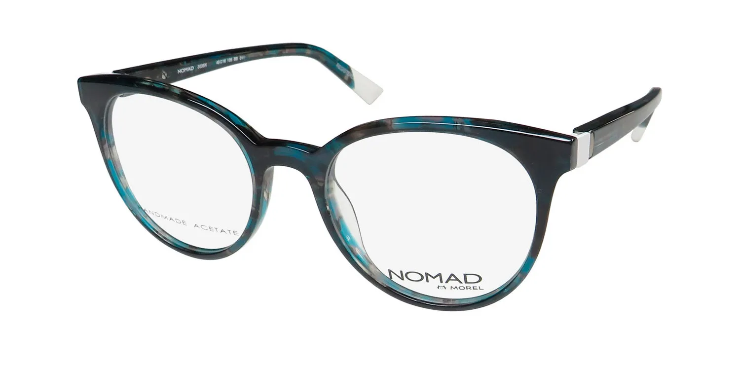 Morel Nomad 3035n bb011 Eyeglasses Turquoise Print 49mm