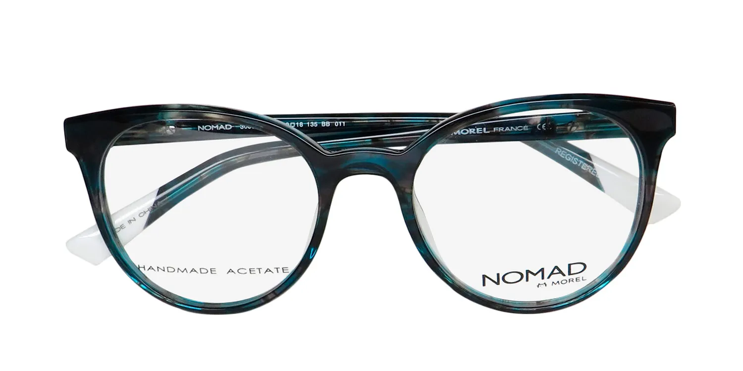 Morel Nomad 3035n bb011 Eyeglasses Turquoise Print 49mm 2