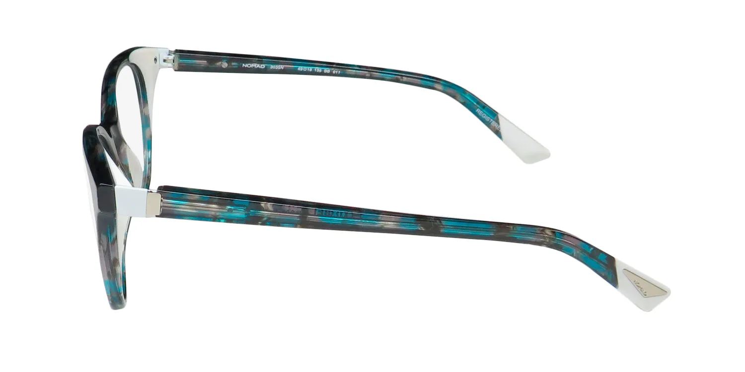 Morel Nomad 3035n bb011 Eyeglasses Turquoise Print 49mm 4