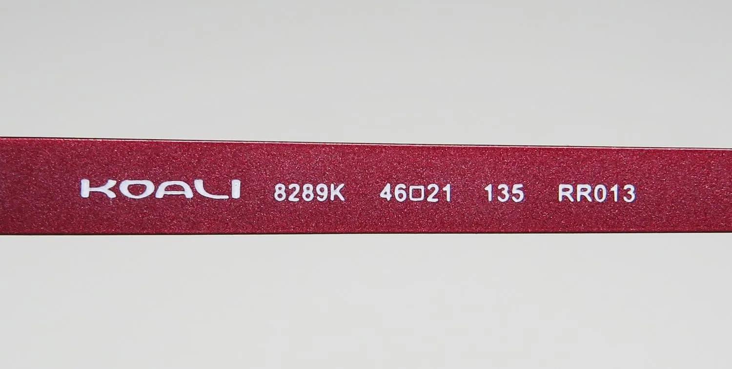KOALI 8289k rr013 Eyeglasses Red 46mm 7