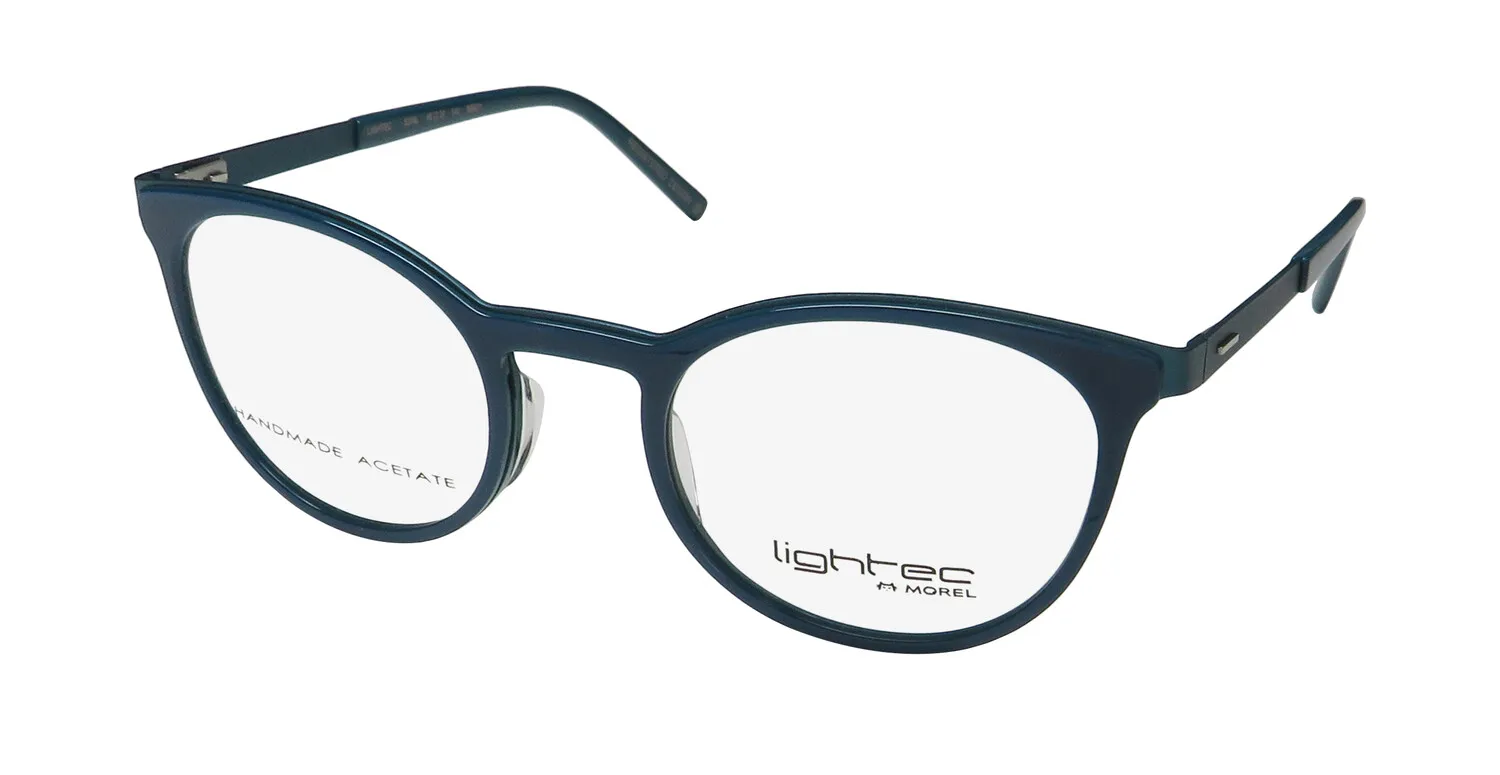 Lightec 8249l bb021 Eyeglasses Teal 48mm