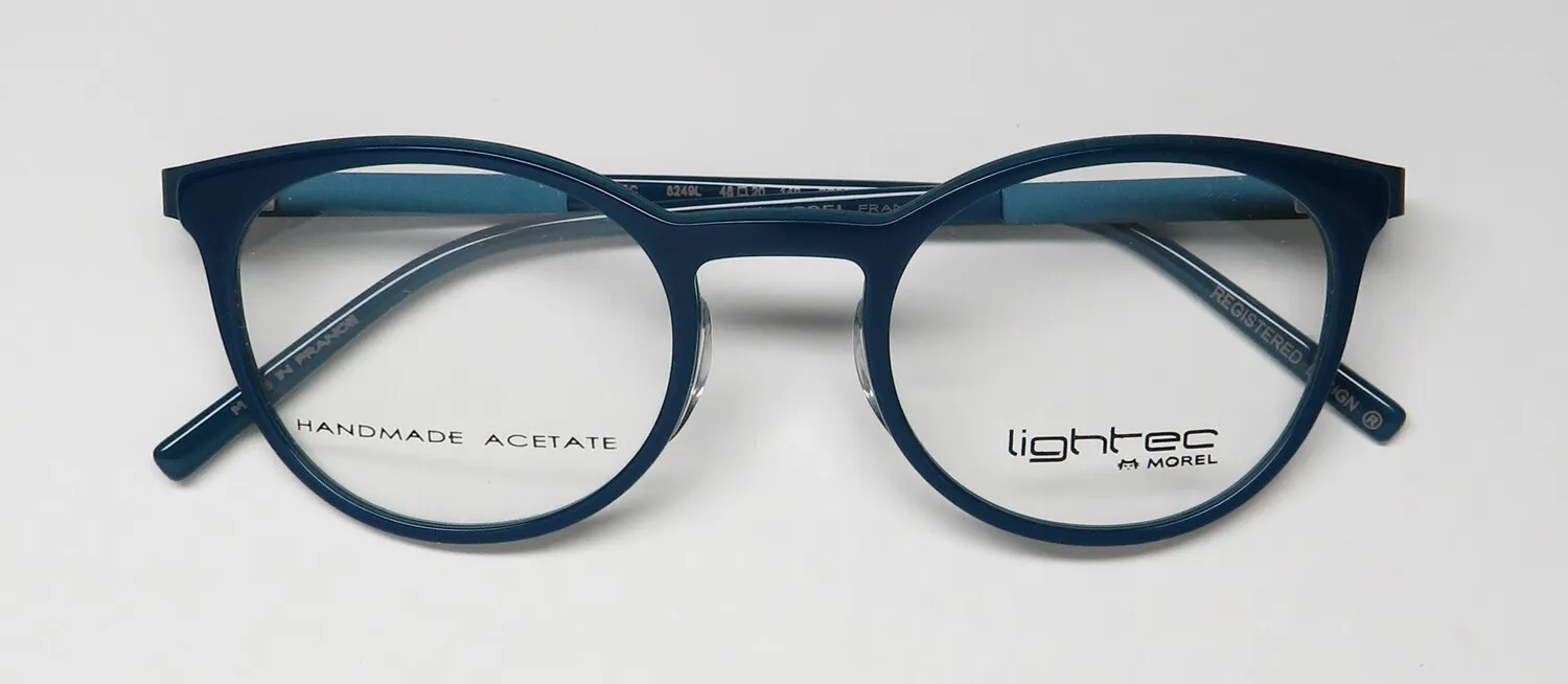 Lightec 8249l bb021 Eyeglasses Teal 48mm 2