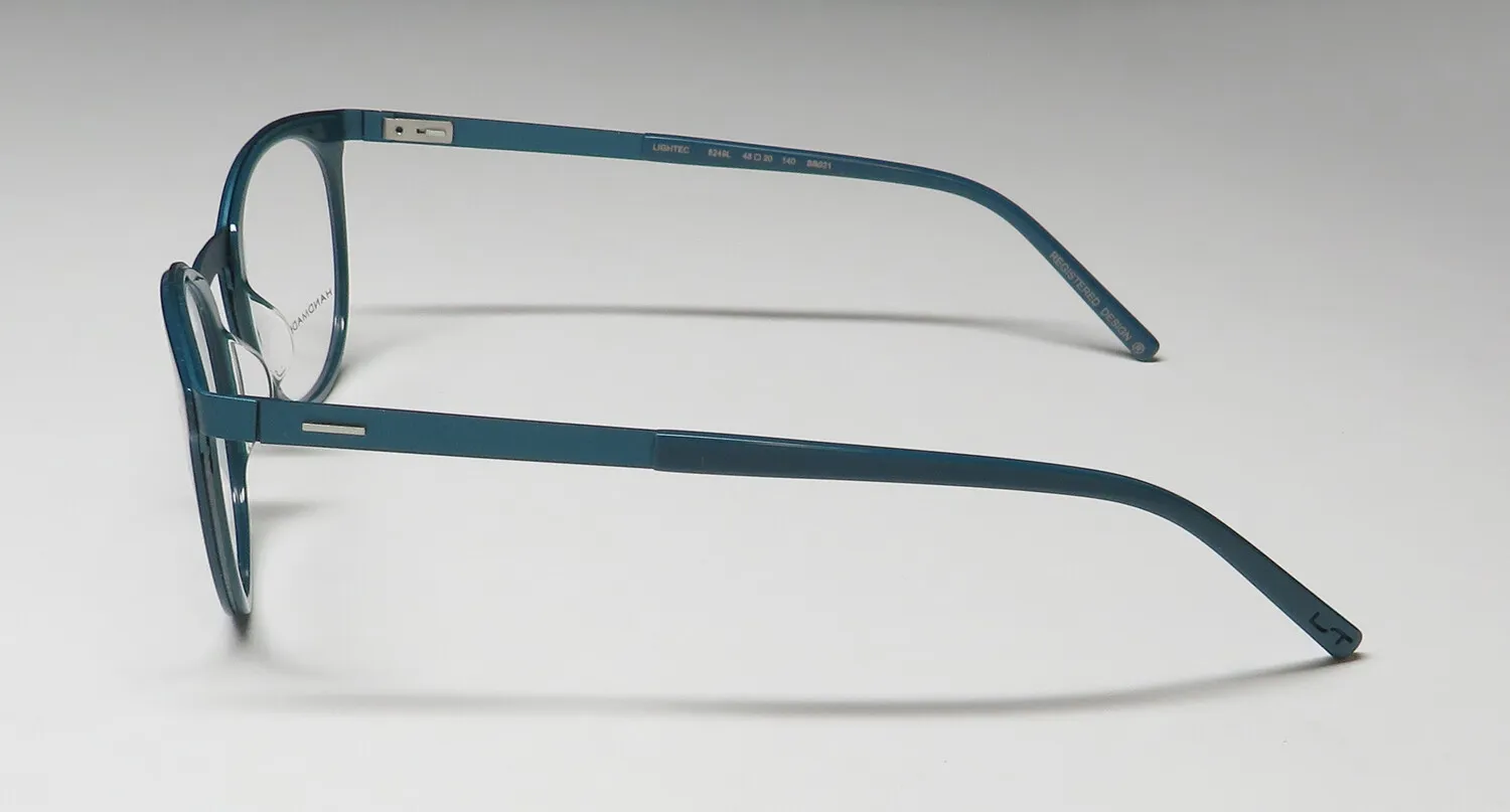 Lightec 8249l bb021 Eyeglasses Teal 48mm 4