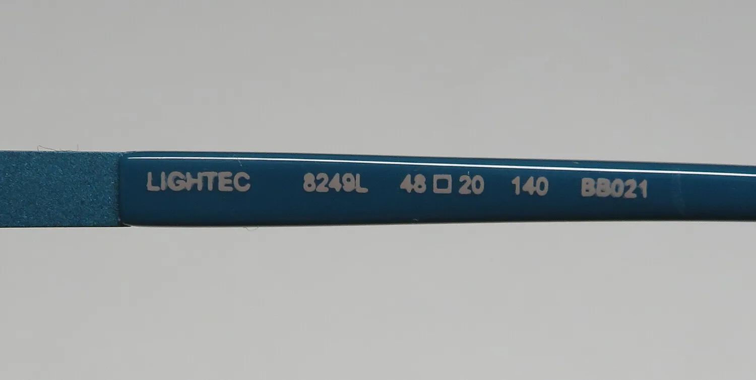 Lightec 8249l bb021 Eyeglasses Teal 48mm 7