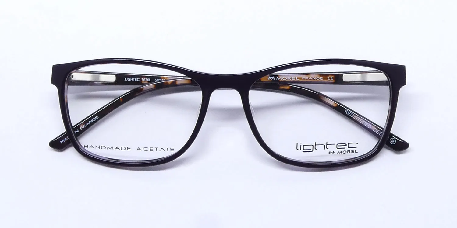 Morel Lightec 7670l pt023 Eyeglasses Brown 52mm 2