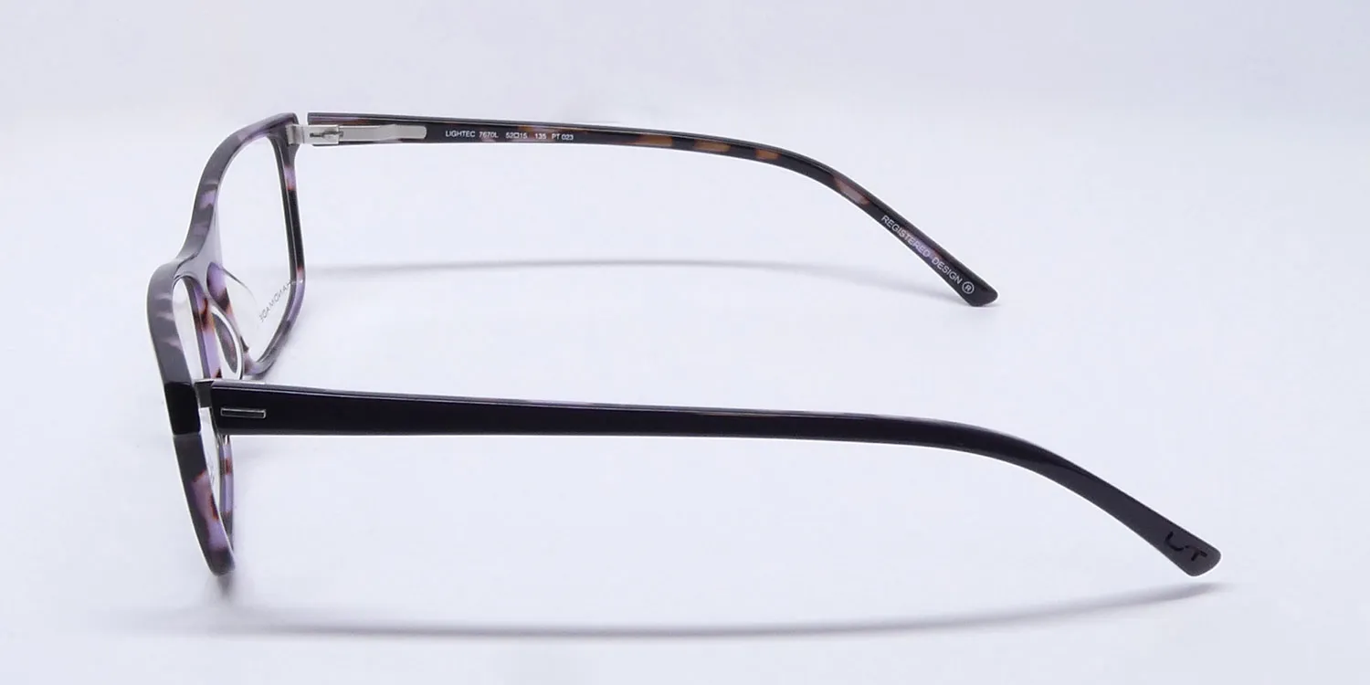 Morel Lightec 7670l pt023 Eyeglasses Brown 52mm 4