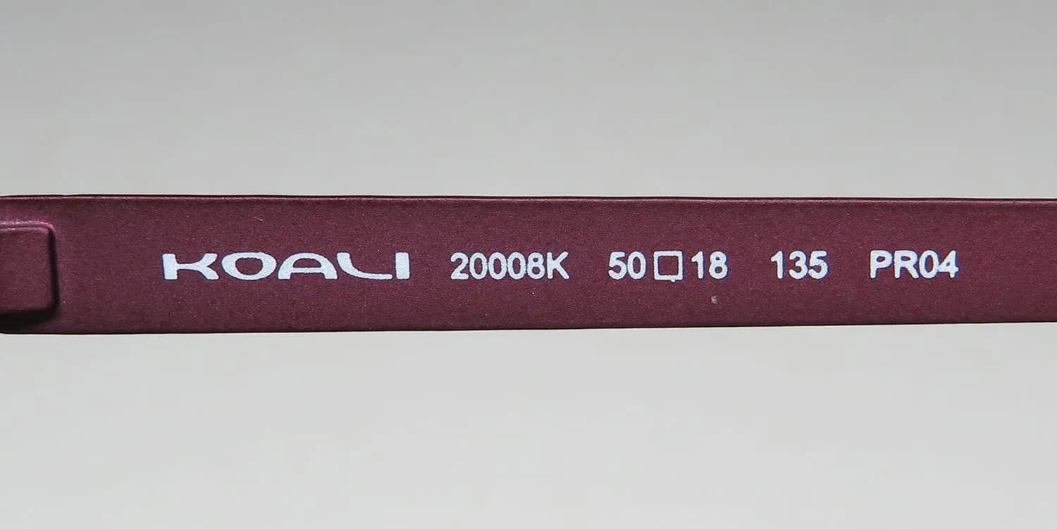 KOALI 20008k pr04 Eyeglasses Red 50mm 7