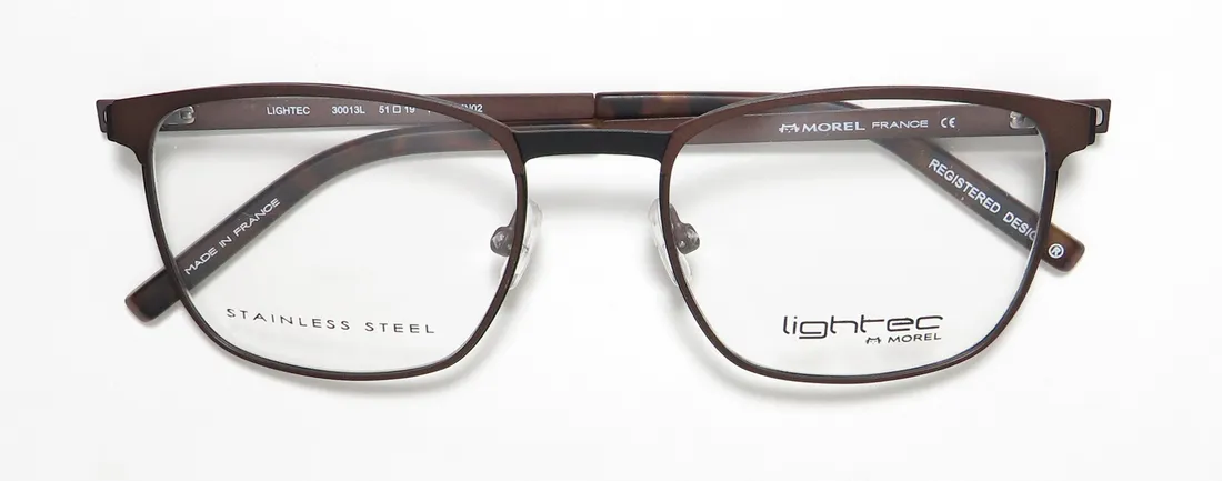 Morel Lightec 30013l mn02 Eyeglasses Brown 51mm 2