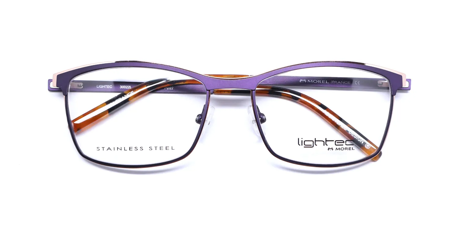 Morel Lightec 30022l pd22 Eyeglasses Purple 54mm 2