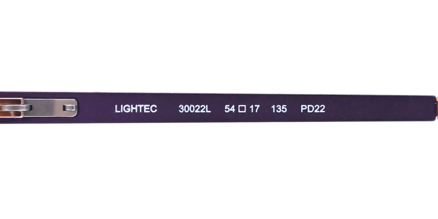 Morel Lightec 30022l pd22 Eyeglasses Purple 54mm 7