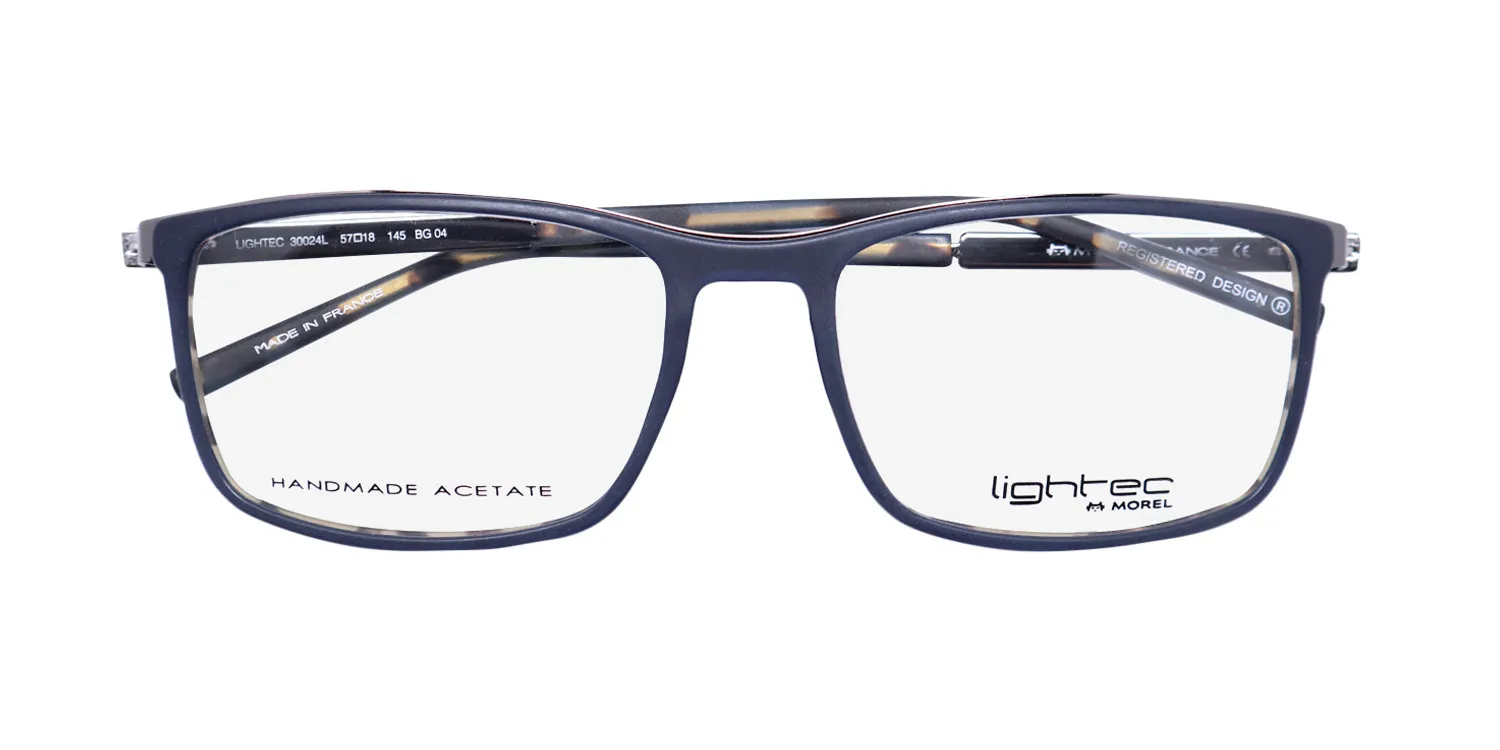 Morel Lightec 30024l bg04 Eyeglasses Navy 57mm 2