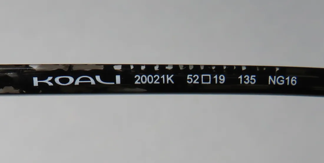 KOALI 20021k ng16 Eyeglasses Black 52mm 7