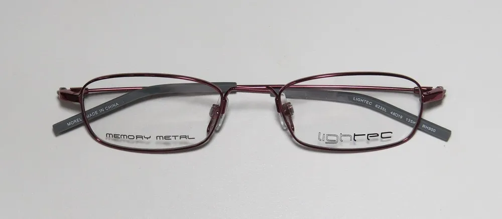 Lightec 6235l rh900 Eyeglasses Raspberry 48mm Unisex 2
