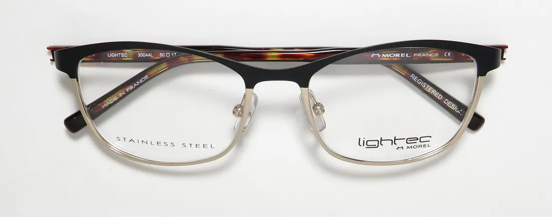 Lightec 30044l ng01 Eyeglasses Black 50mm 2