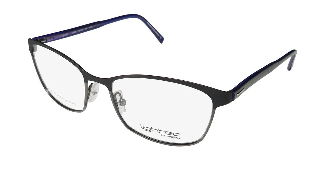 Lightec 30047l ng10 Eyeglasses Black 55mm