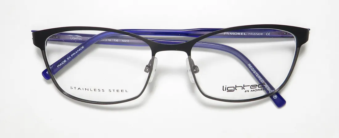 Lightec 30047l ng10 Eyeglasses Black 55mm 2