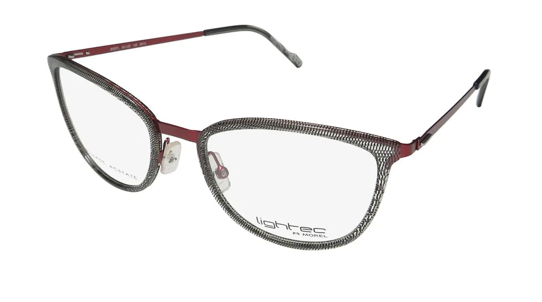 Lightec 30057l nr10 Eyeglasses Black 54mm