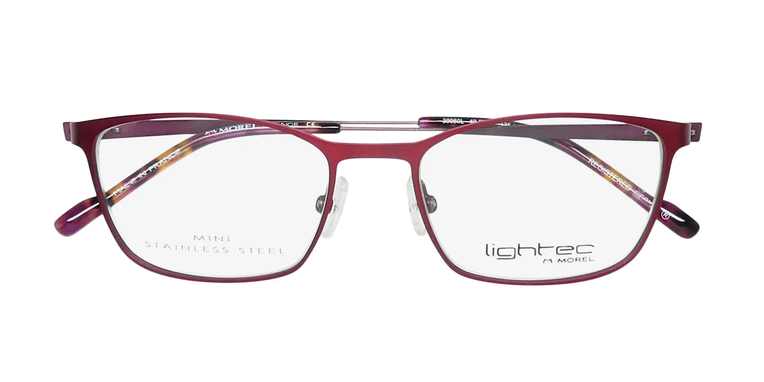 Morel Lightec 30060l rp08 Eyeglasses Red Dark 49mm 2